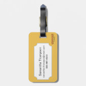 Zodiac: Leo 1482 Bagagelabel (Achterkant verticaal)