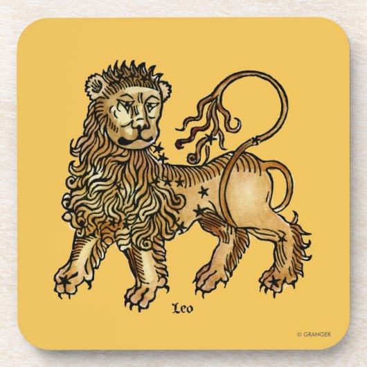 Zodiac: Leo 1482 Bier Onderzetter (Voorkant)