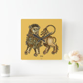 Zodiac: Leo, 1482 Vierkante Klok (Huis)