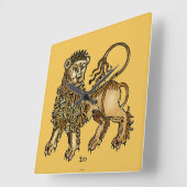 Zodiac: Leo, 1482 Vierkante Klok (Hoek)