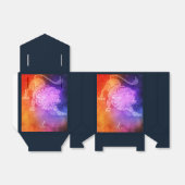 Zodiac: Leo Colorful Snoep Colors Bedankdoosjes (Uitgevouwen)