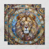 Zodiac - Leo de Leeuw Feestdagenkaart (Voorkant / Achterkant)