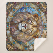 Zodiac - Leo de Leeuw Sherpa Deken (Voorkant)