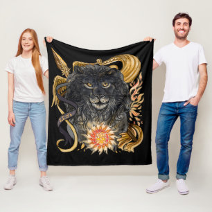 Zodiac Leo Fleece Deken