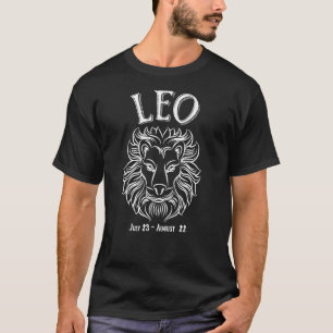 Zodiac Leo Horoscoop Sign Lion T-shirt