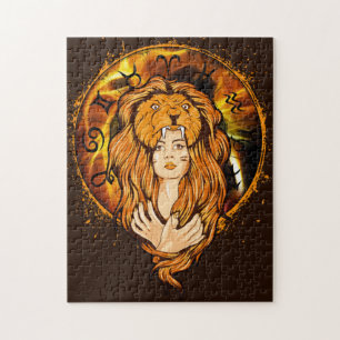 Zodiac Leo Lion Legpuzzel