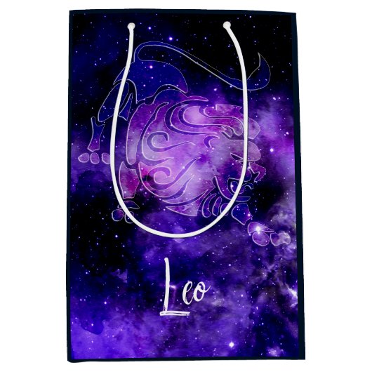Zodiac: Leo Medium Cadeauzakje (Voorkant)