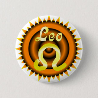 Zodiac Leo Ronde Button 5,7 Cm