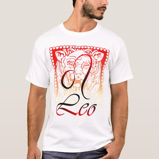 Zodiac Leo-Shirt T-shirt (Voorkant)