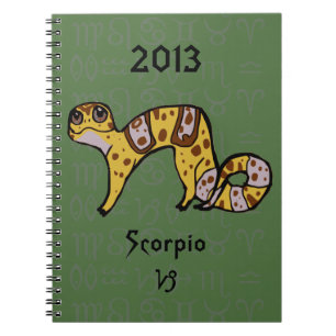 Zodiac Leopard Gecko-laptop "Capricorn Gecko" Notitieboek