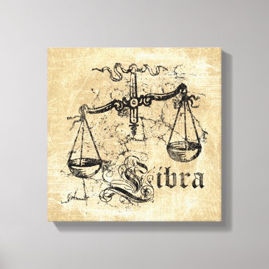 Zodiac Libra Canvas Afdruk (Voorkant)