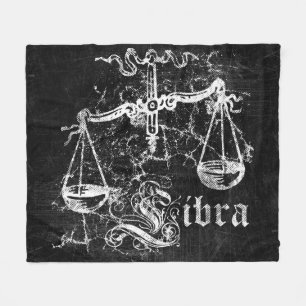 Zodiac Libra Fleece Deken