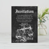 Zodiac  Libra Kaart (Staand voorkant)