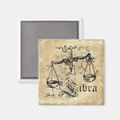 Zodiac Libra Magneet (Voorkant / Achterkant)