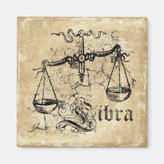 Zodiac Libra Magneet (Voorkant)
