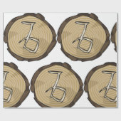 Zodiac Log Wrapping Paper Cadeaupapier (Vlak)