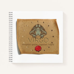 Zodiac - Maagd - Dagboek Notitieboek