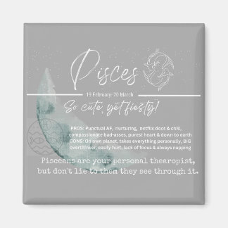 Zodiac magnet- pisces magneet