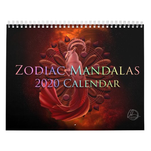 Zodiac Mandala Calendar Kalender (Hoes)