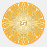 Zodiac Mandala CANCER Sticker