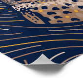 Zodiac Owl Poster de animal | Impression de hibou (Coin)