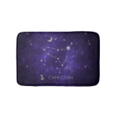 Zodiac Paarse Steenbok | Astrologie Horoscoop Badmat (Voorkant)