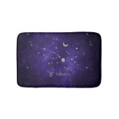 Zodiac Paarse Taurus | Kosmische Astrologie Horosc Badmat (Voorkant)