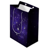 Zodiac Paarse Vissen | Kosmische Astrologie Horosc Medium Cadeauzakje (Voorkant Gekanteld)
