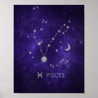 Zodiac Paarse Vissen | Kosmische Astrologie Horosc