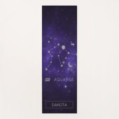 Zodiac Paarse Waterman | Astrologie Horoscoop Yogamat (Voorkant)