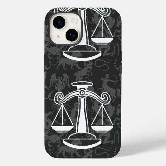 Zodiac Pattern Z02 - Weegschaal.be Case-Mate iPhone Case (Achterkant)
