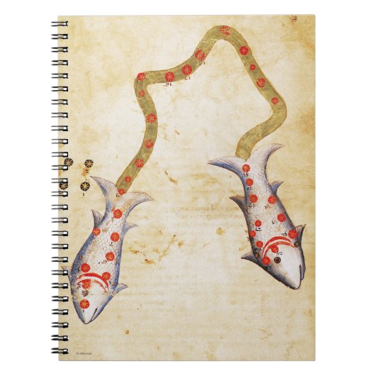 Zodiac: Pisces, C1350 Notitieboek (Voorkant)