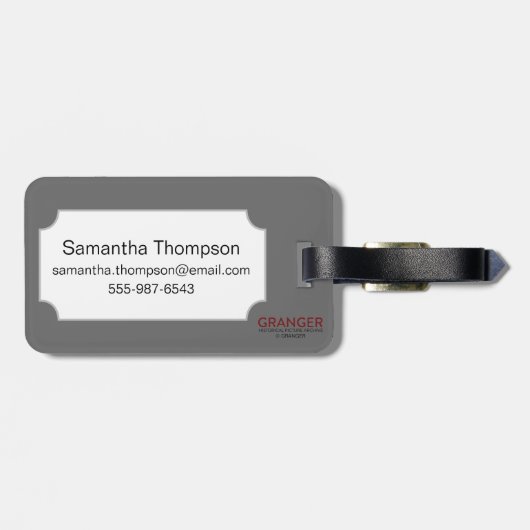 Zodiac: Pisces in kleur Bagagelabel (Achterkant horizontaal)