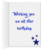 Zodiac Pisces Kaart, Horoscope Birthday Kaart (Binnen (Rechts))