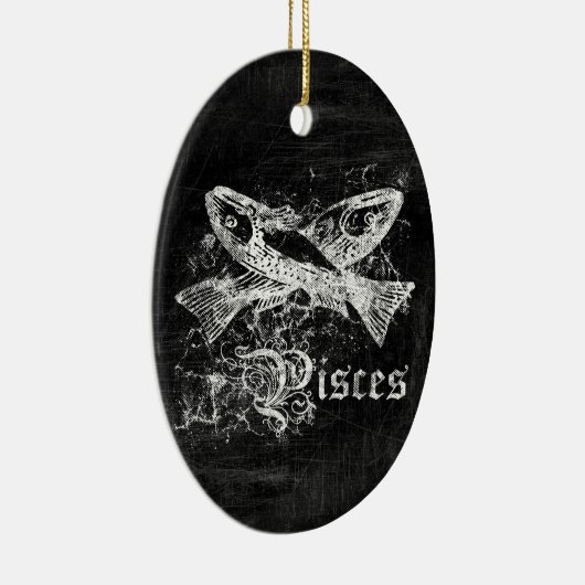 Zodiac Pisces Keramisch Ornament (Rechts)