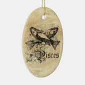Zodiac Pisces Keramisch Ornament (Rechts)