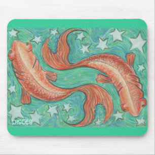 Zodiac Pisces mousepad Muismat