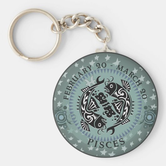 Zodiac Pisces Sleutelhanger (Voorkant)