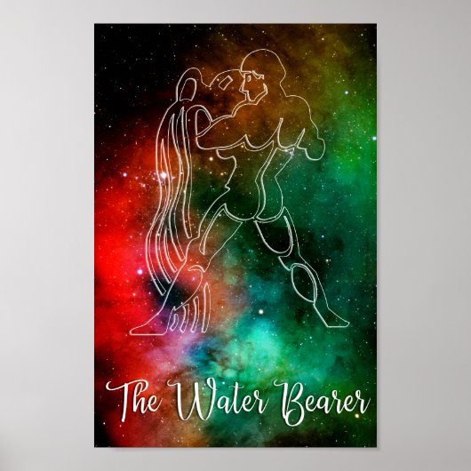 Zodiac : Poster d'Aquarius 'The Water Bearer' (Devant)