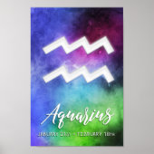 Zodiac : Poster des Dates Aquarius (Devant)