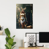 Zodiac Power: Kanker Poster (Thuiskantoor)