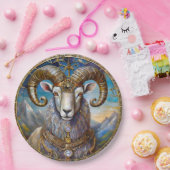 Zodiac - Ram de Ram Papieren Bordje (Feest)