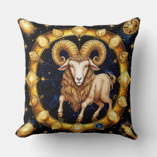 Zodiac Ram Symbool Kussen