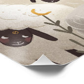 Zodiac Ram van Alexandra Dikaia Perfect Poster (Hoek)