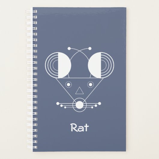 Zodiac Rat Organizer – Nezumi Patterned Edition (Voorkant)