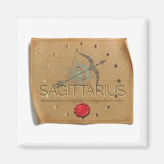 ZODIAC - Sagittarius - Magnet Magneet (Voorkant)