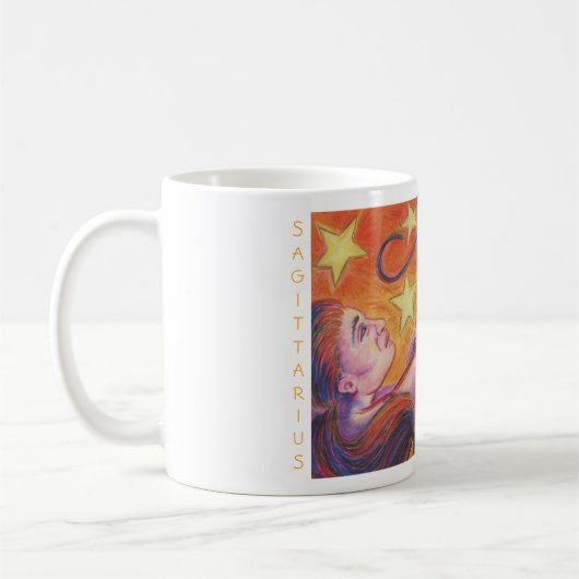 Zodiac Sagittarius mug (Gauche)