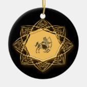 Zodiac Sagittarius - Pas het aan! Keramisch Ornament (Voorkant)