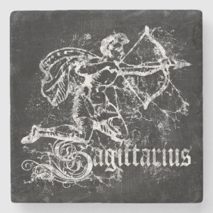 Zodiac Sagittarius Stenen Onderzetter