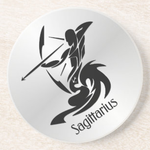 Zodiac Sagittarius Zandsteen Onderzetter